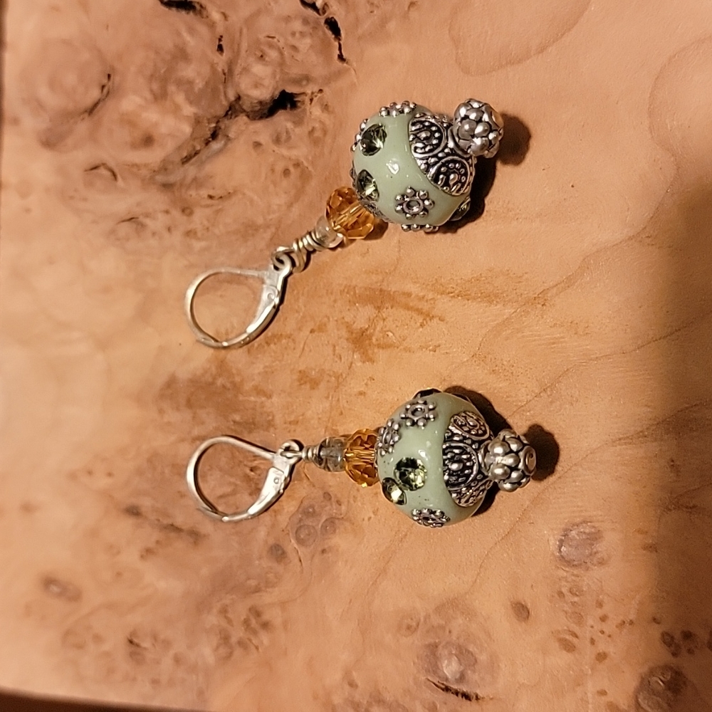 Woman's pierced earrings